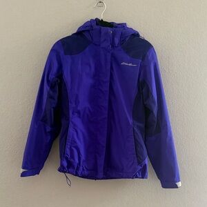 Eddie Bauer Vibrant Purple Hooded Jacket